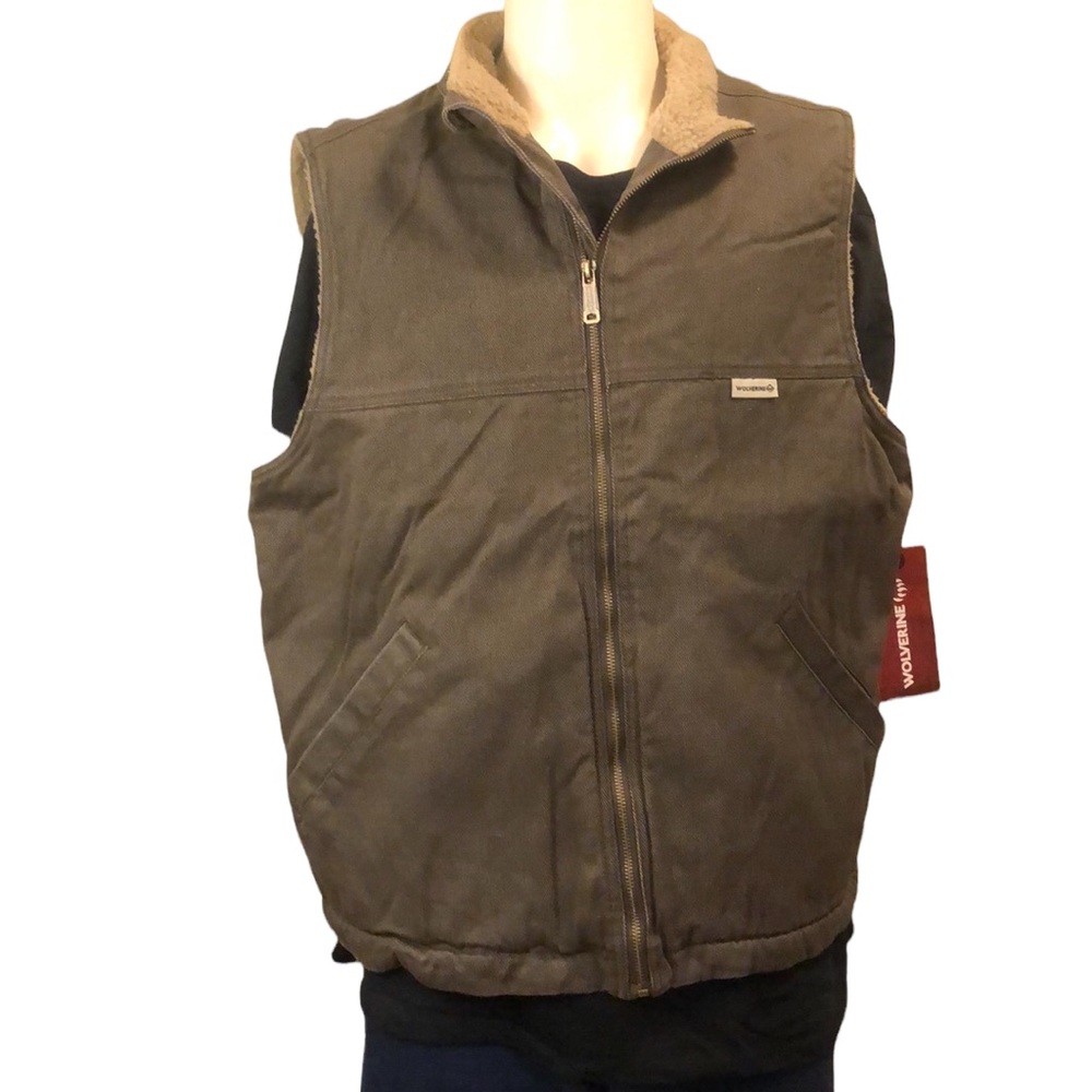 Wolverine Men's Upland Sherpa Lined Vest Size Large